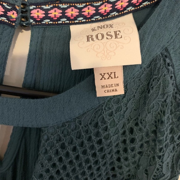 Knox Rose Tank Top -Blue - Picture 2 of 3